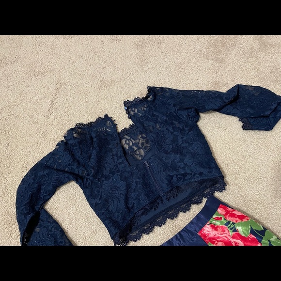 Flower skirt whit top - Picture 3 of 4